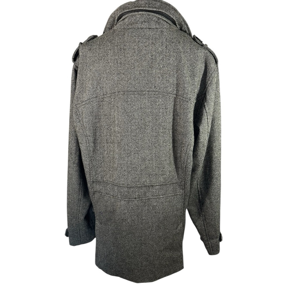 G by Guess Gray Dbl Breasted Coat Size Large - Picture 4 of 7